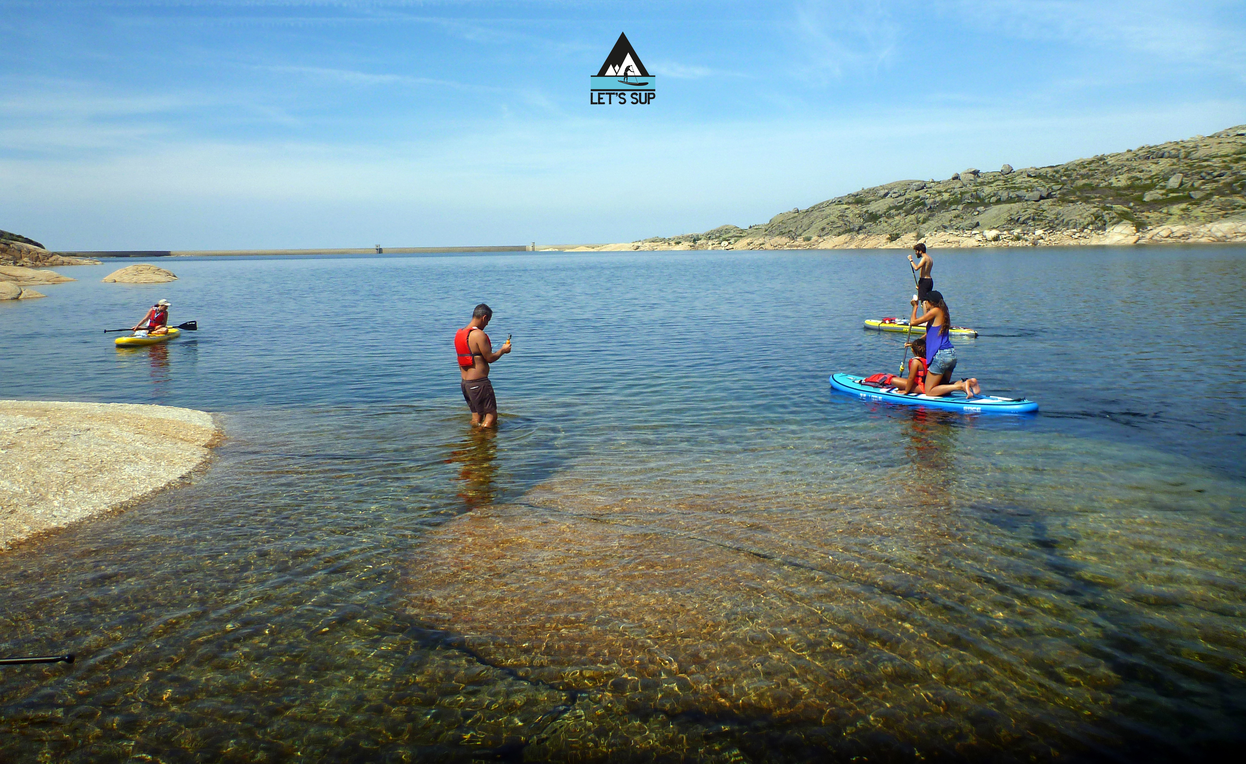 Let's SUP lagoa comprida serra da estrela stand up paddle passeio tours