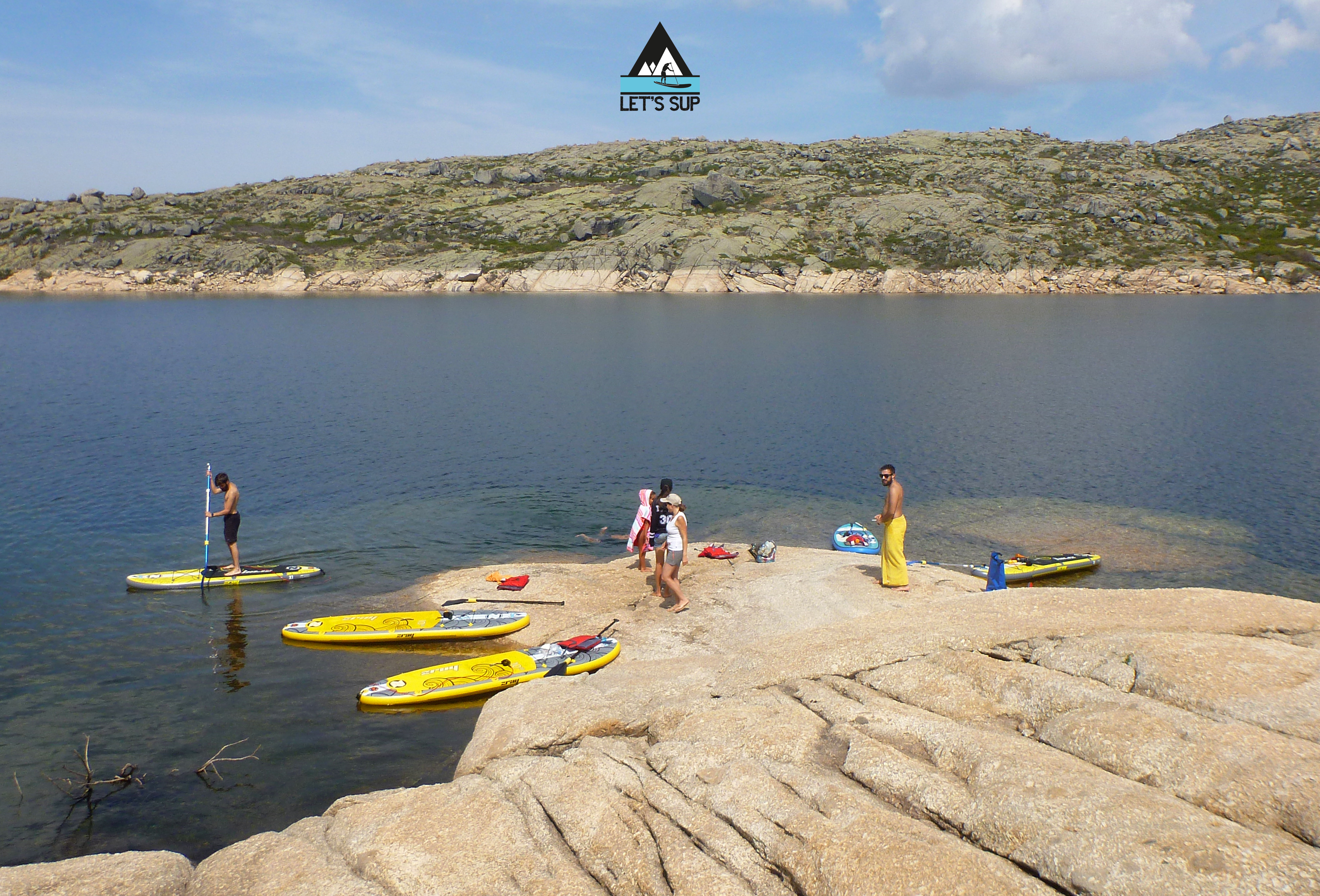 Let's SUP lagoa comprida serra da estrela stand up paddle passeio tours