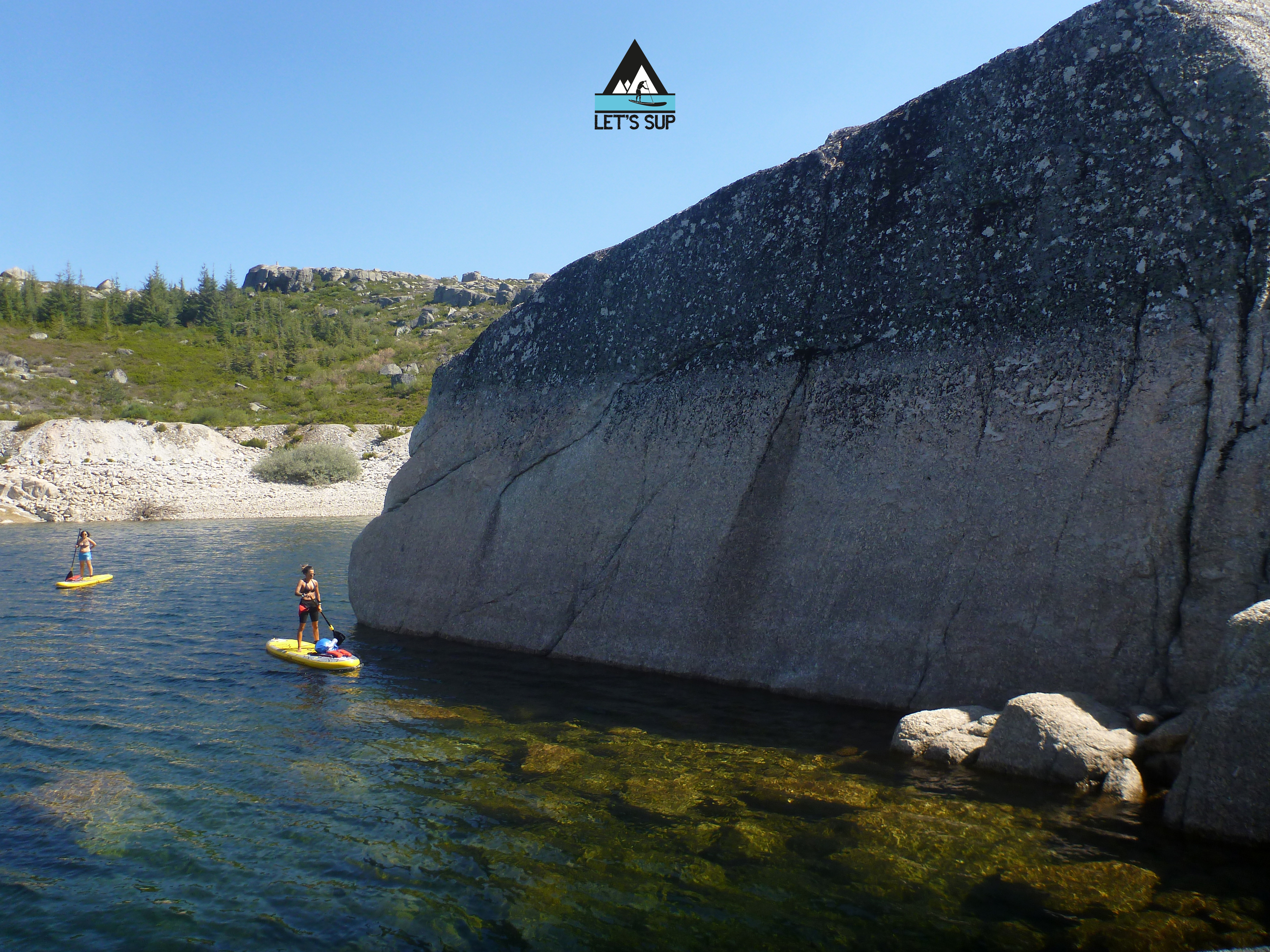 let's sup stand up paddle lagoa comprida serra da estrela o passeio de SUP mais alto de portugal