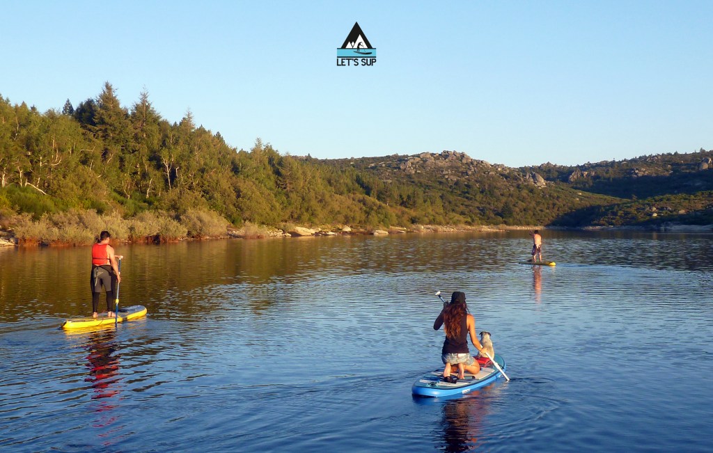 let's sup stand up paddle sunset sup tour pôr do sol vale do rossim serra da estrela