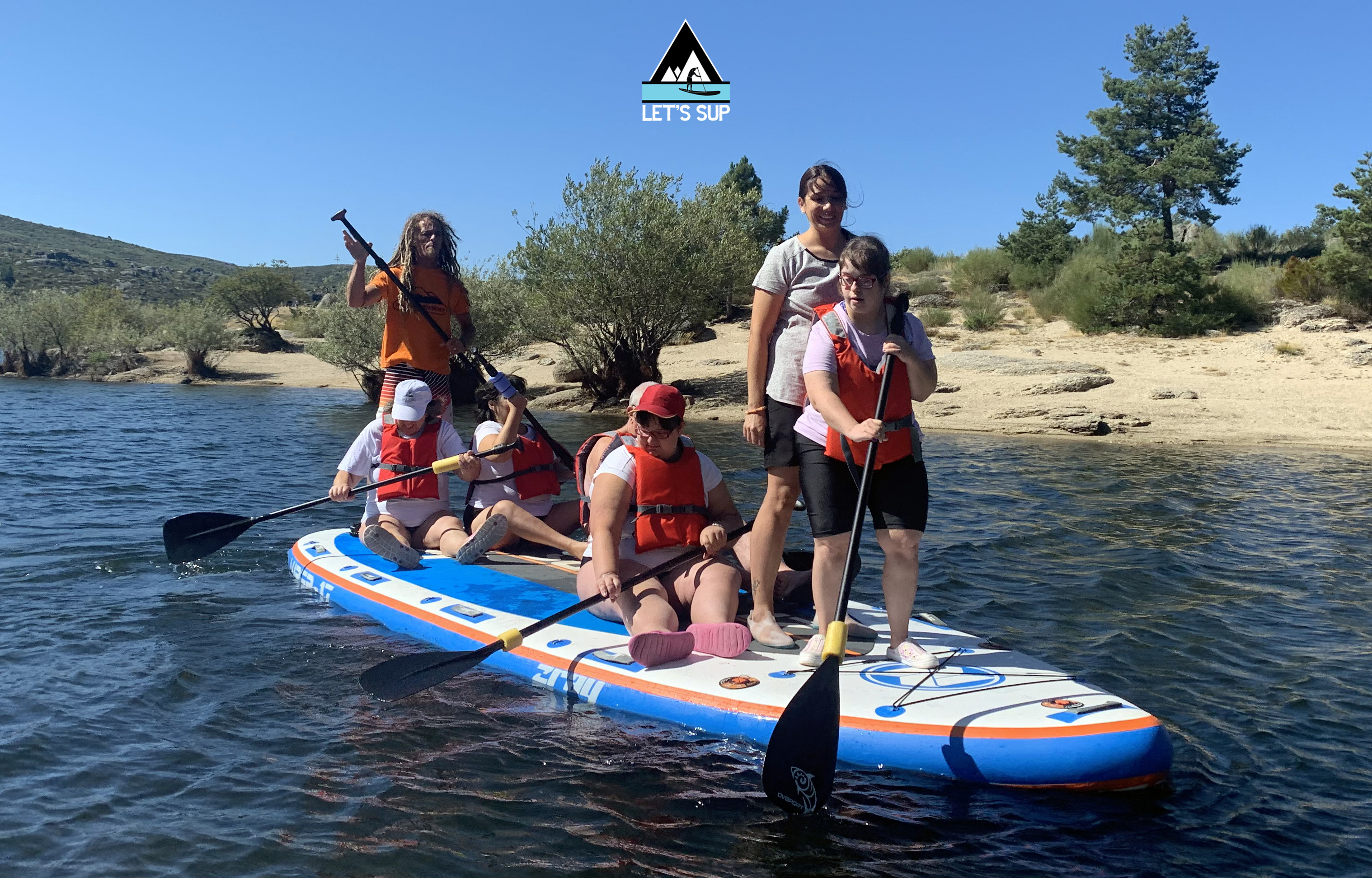 let's SUP stand up paddle adaptado desporto para todos adaptive vale do rossim serra da estrela turismo inclusivo