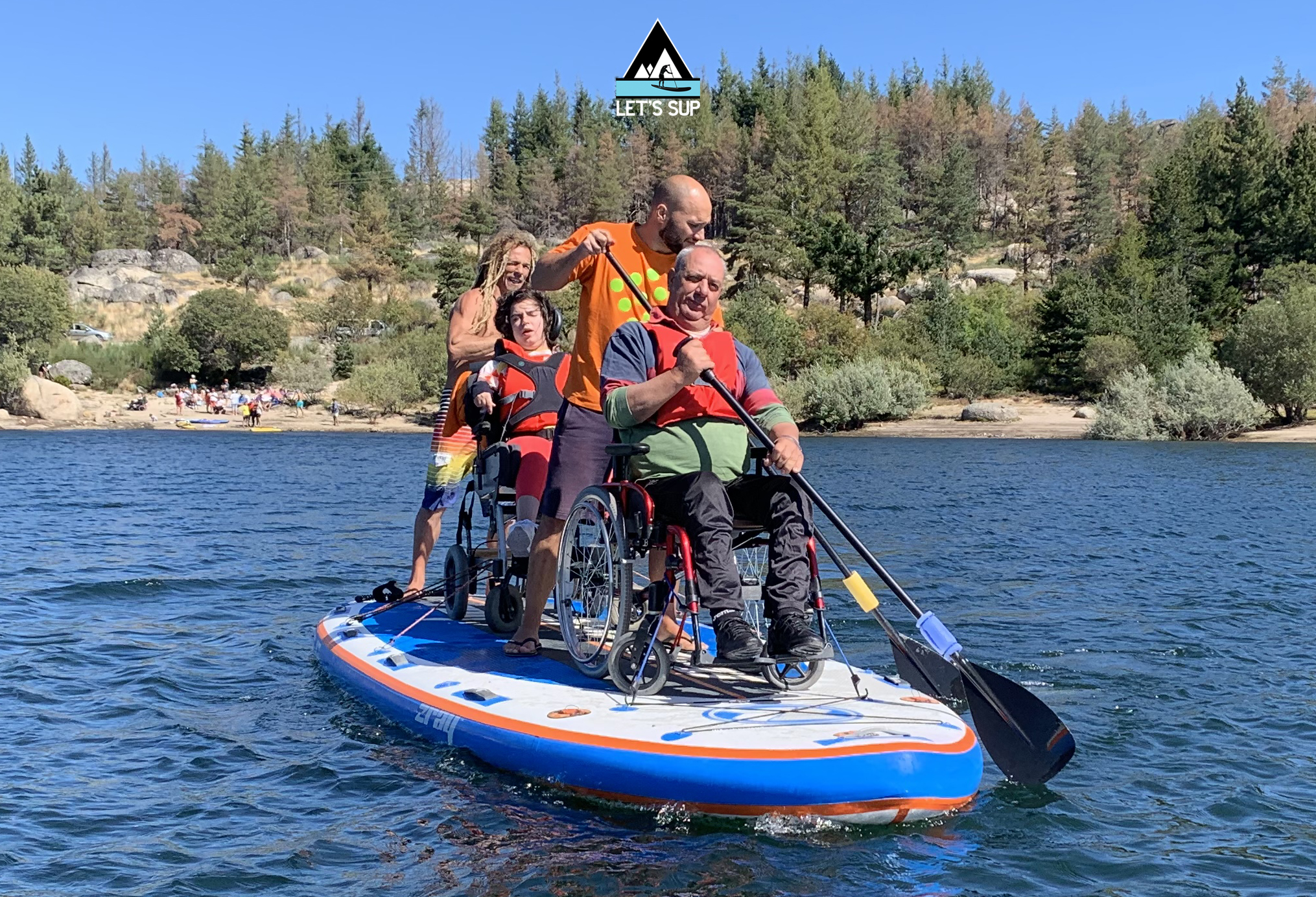 let's SUP stand up paddle adaptado desporto para todos adaptive vale do rossim serra da estrela turismo inclusivo