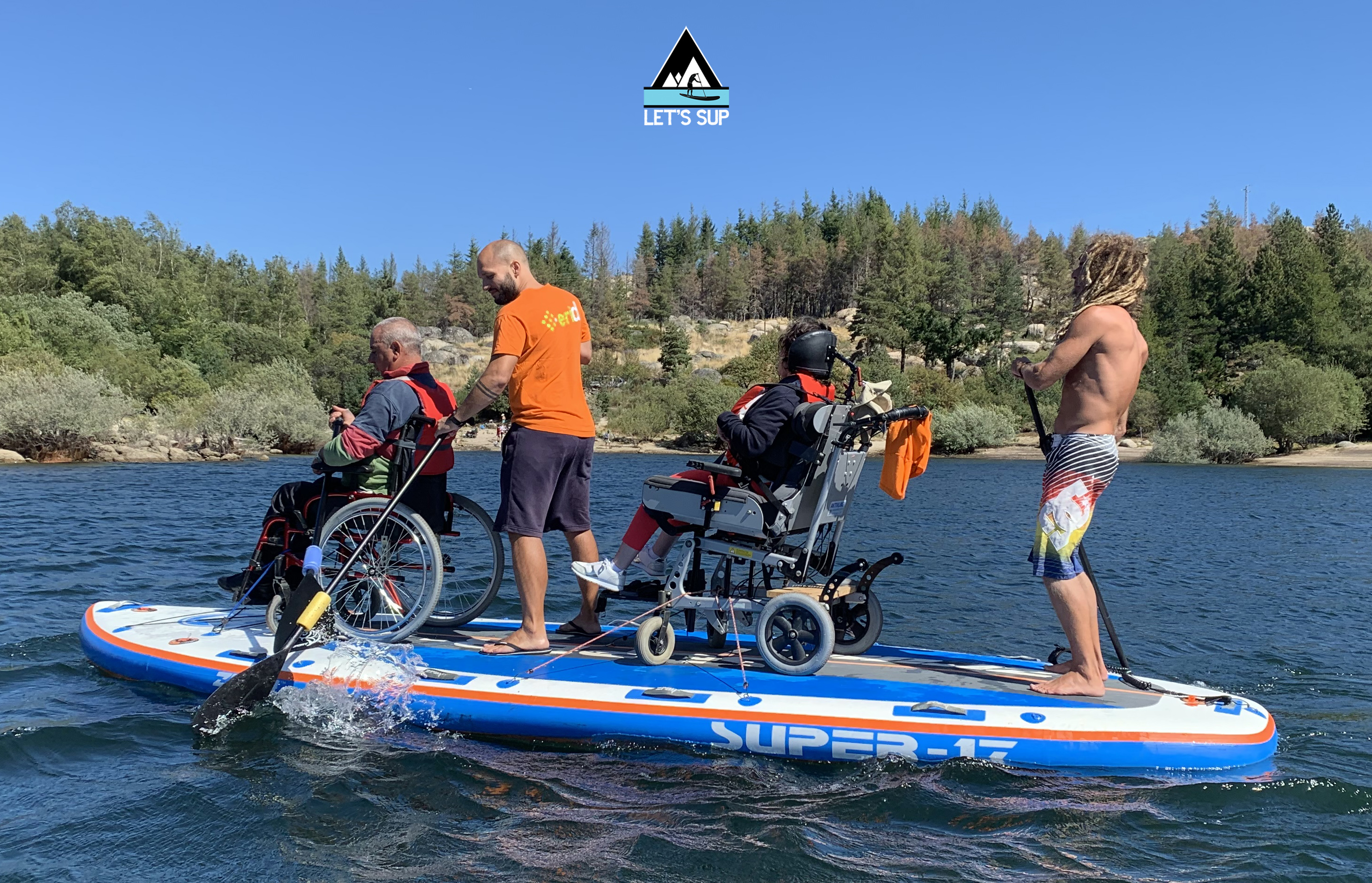 let's SUP stand up paddle adaptado desporto para todos adaptive vale do rossim serra da estrela turismo inclusivo