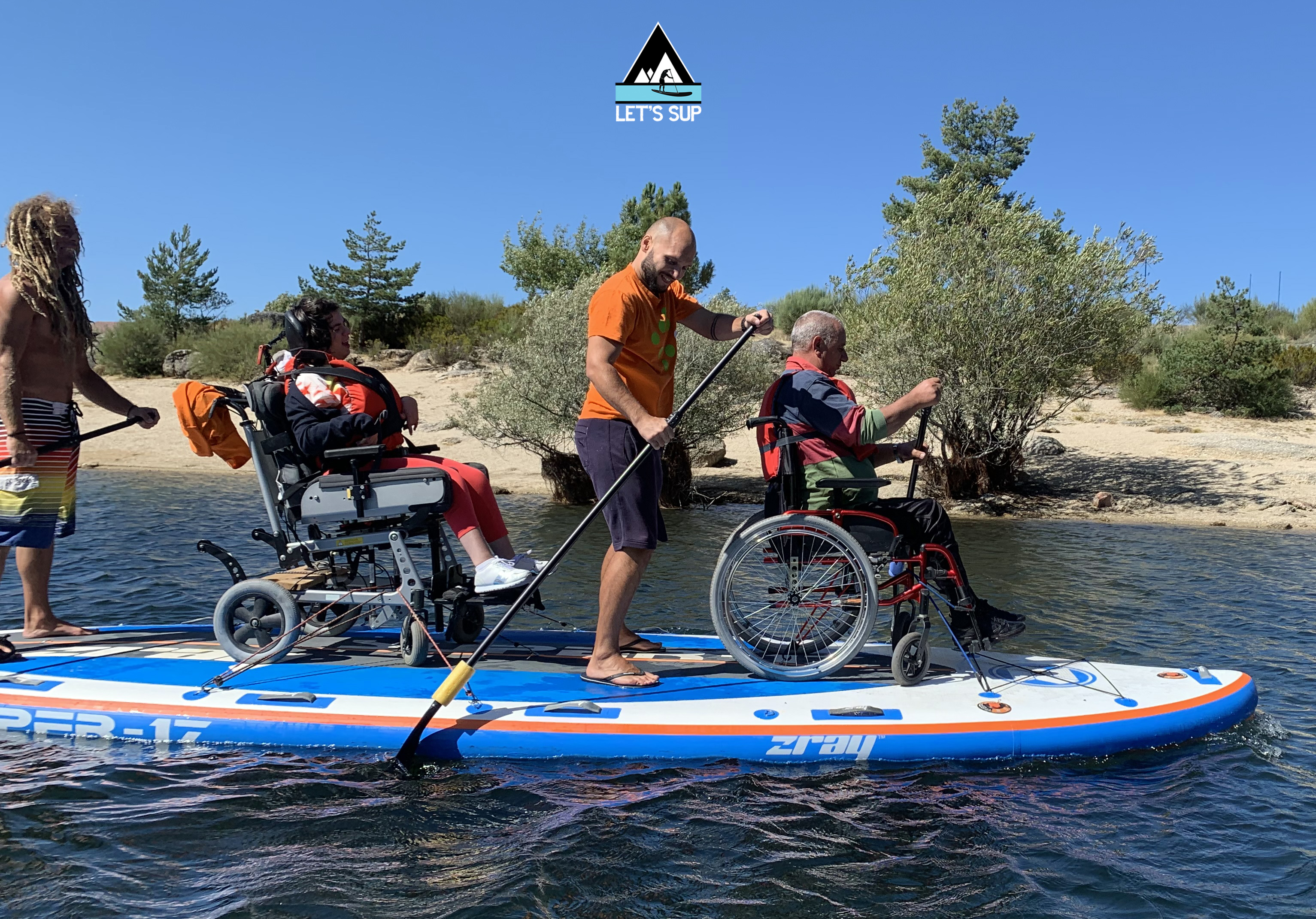 let's SUP stand up paddle adaptado desporto para todos adaptive vale do rossim serra da estrela turismo inclusivo