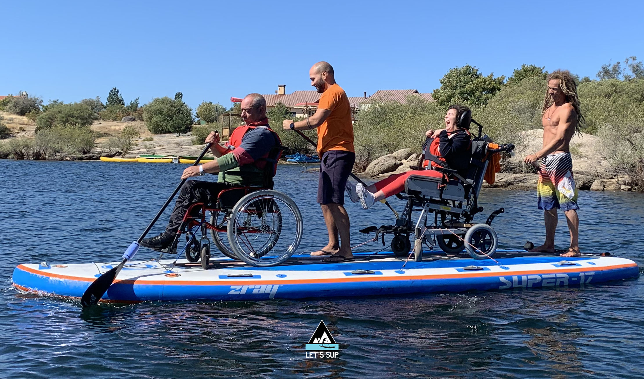 let's SUP stand up paddle adaptado desporto para todos adaptive vale do rossim serra da estrela turismo inclusivo
