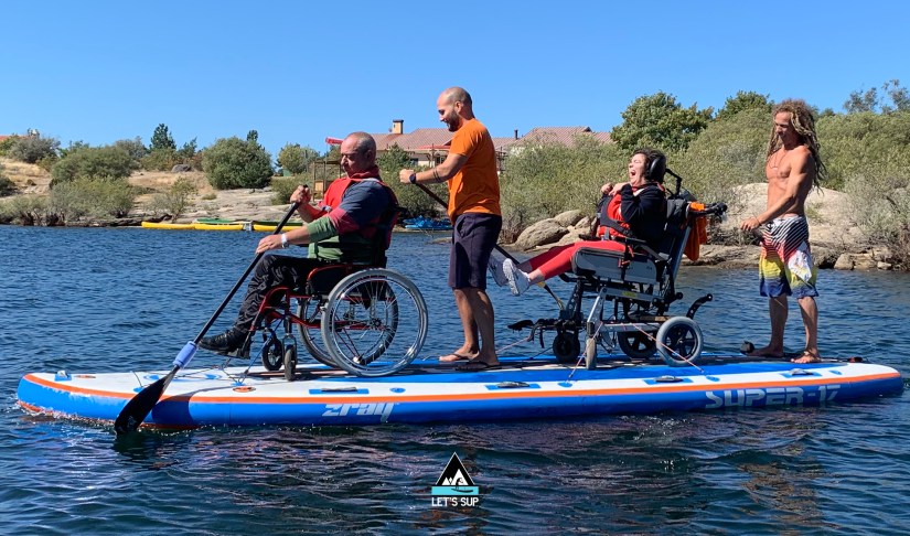 let's SUP stand up paddle adaptado desporto para todos adaptive vale do rossim serra da estrela turismo inclusivo