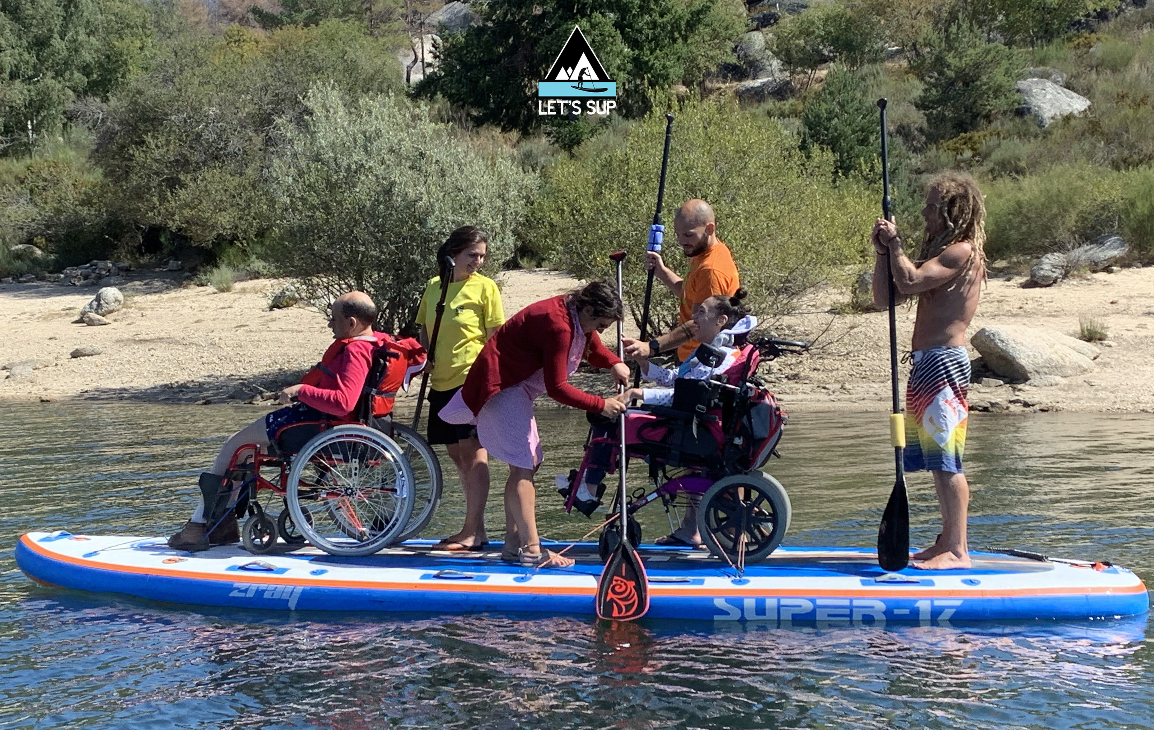 let's SUP stand up paddle adaptado desporto para todos adaptive vale do rossim serra da estrela turismo inclusivo