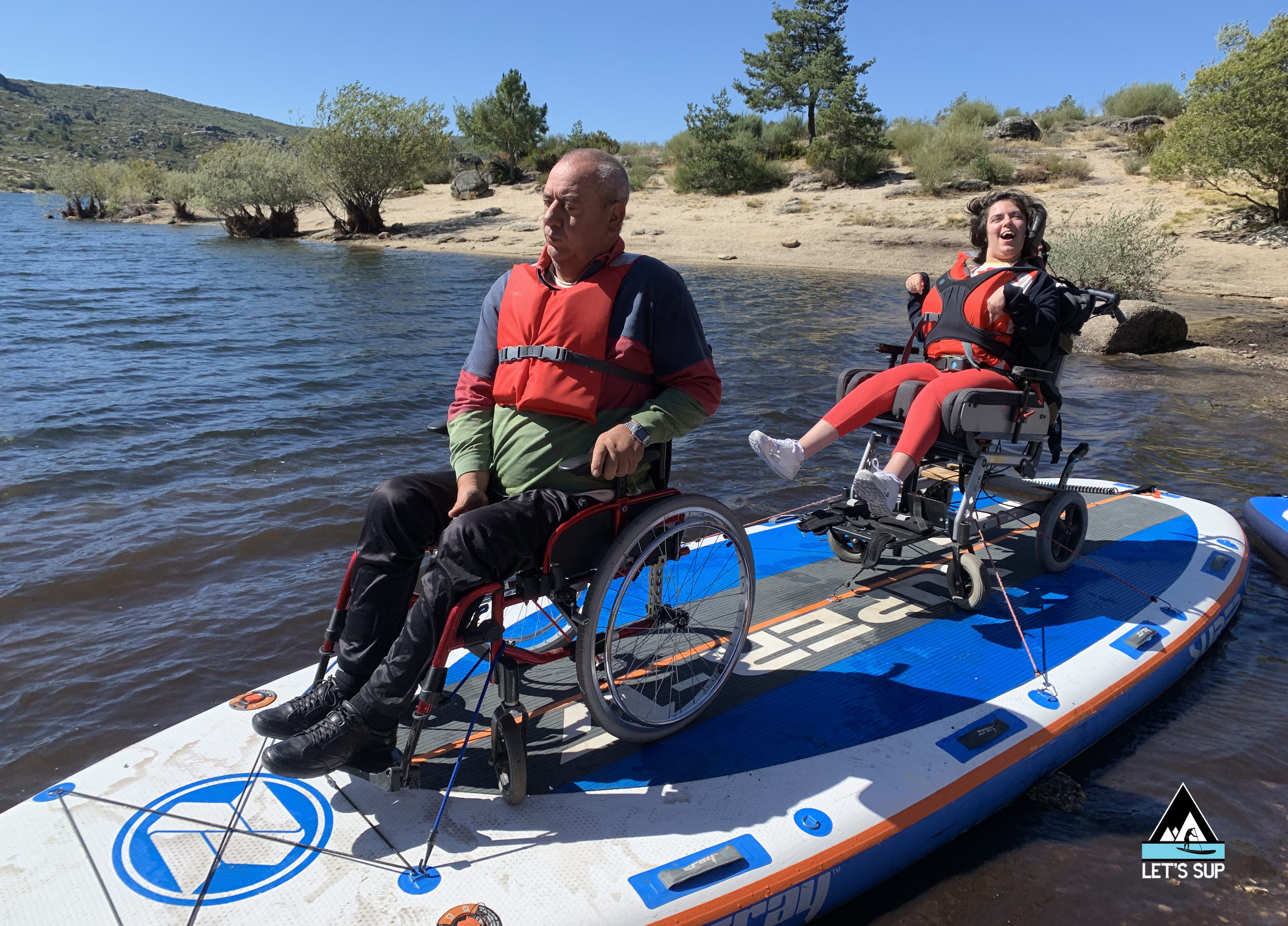 let's SUP stand up paddle adaptado desporto para todos adaptive vale do rossim serra da estrela turismo inclusivo